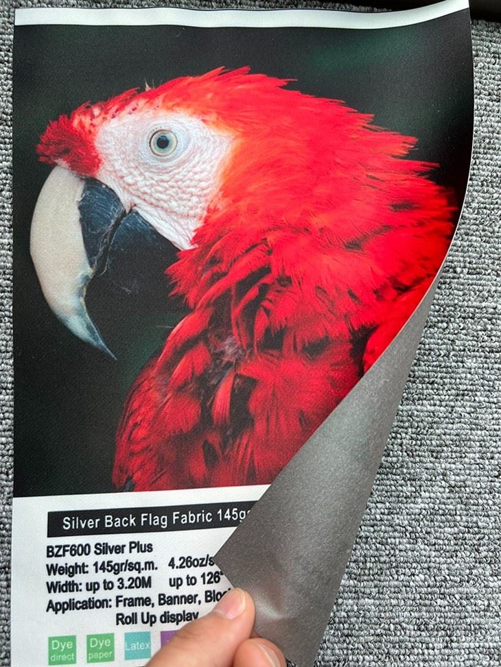 Silver Back Flag Fabric 145gsm