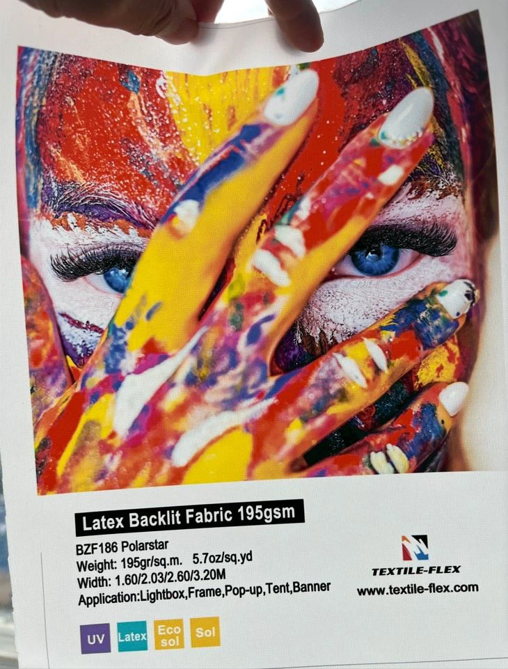 Latex Backlit Fabric Banner